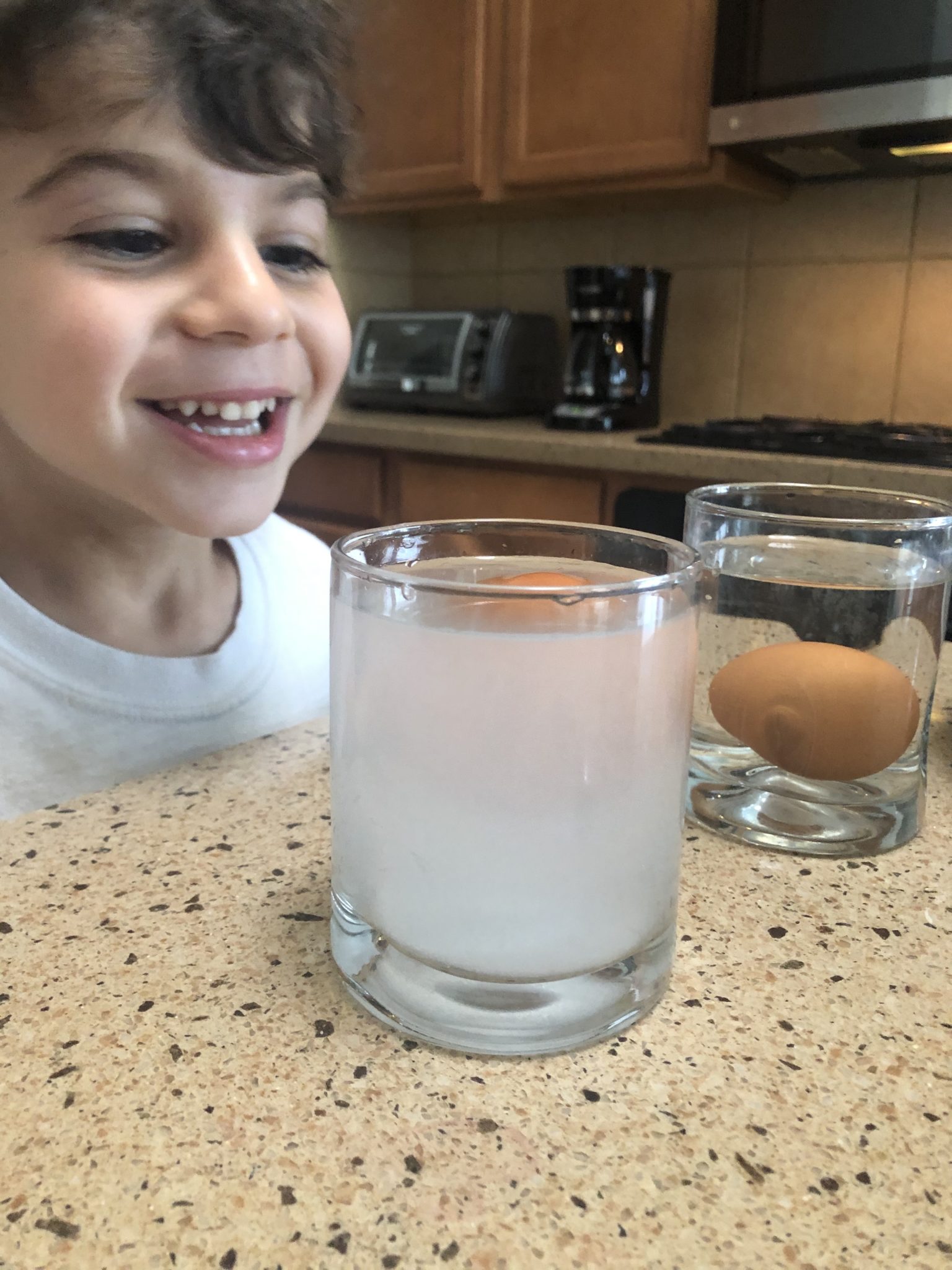 for a science experiment jack adds 1 tsp of salt