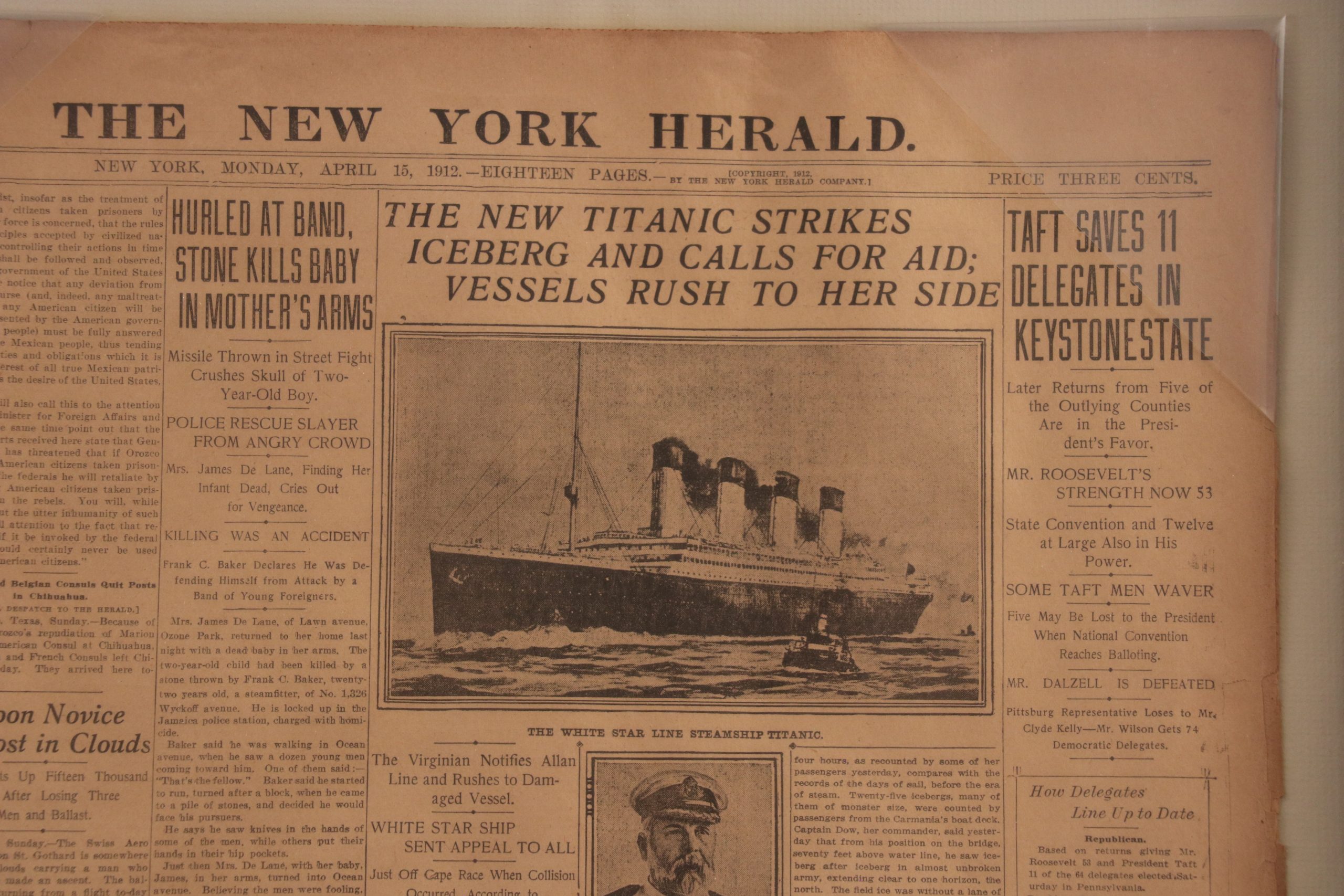 New York Herald Titanic Edition - Steamship Historical Society